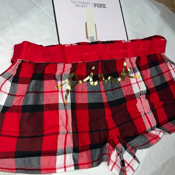 (L) Victoria’s Secret Plaid Flannel Pajama Shorts - Picture 12 of 13